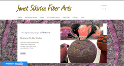 Desktop Screenshot of janetsikiricafiberarts.com